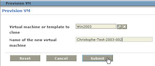 vCO Weboperator workflow inputs